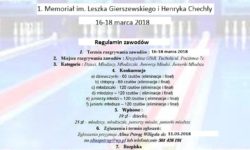 II Memoriał im. Leszka Gierszewskiego i Henryka Chechły